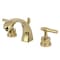 Kingston Brass KS4982ML 8" Widespread Bathroom Faucet, Polished Brass KS4982ML - alternate 1